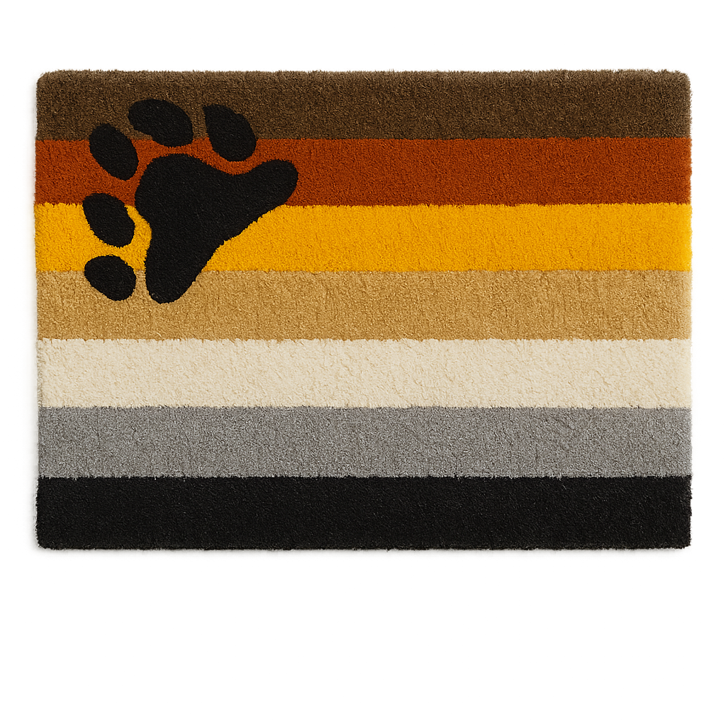 LGBTQ Bear Pride Rug
