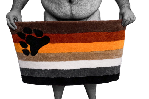 LGBTQ Bear Pride Rug